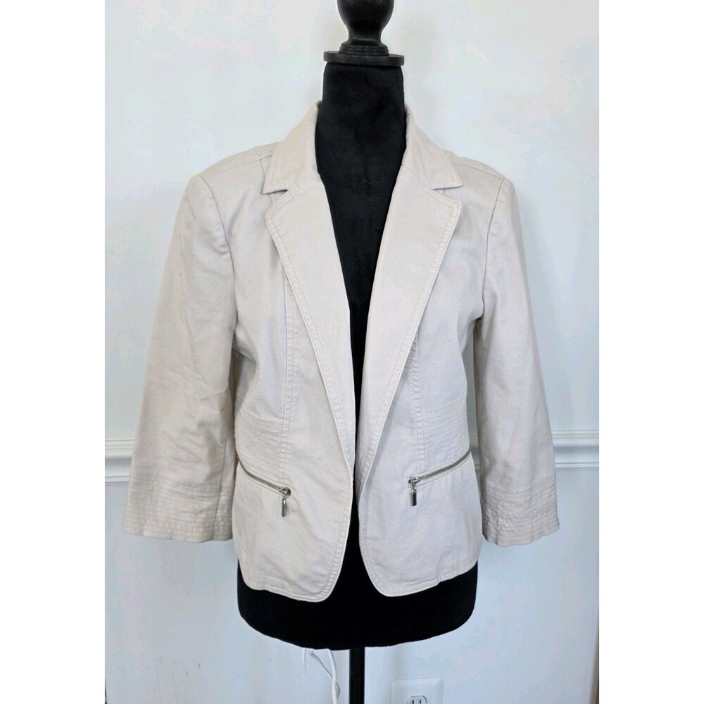 Women's Dressbarn Cotton Light Jacket Size M